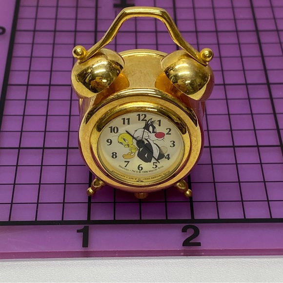 Looney Tunes Sylvester & Tweety Bird Miniature Clock Westclock NO BATTERY 1996 - Picture 8 of 12
